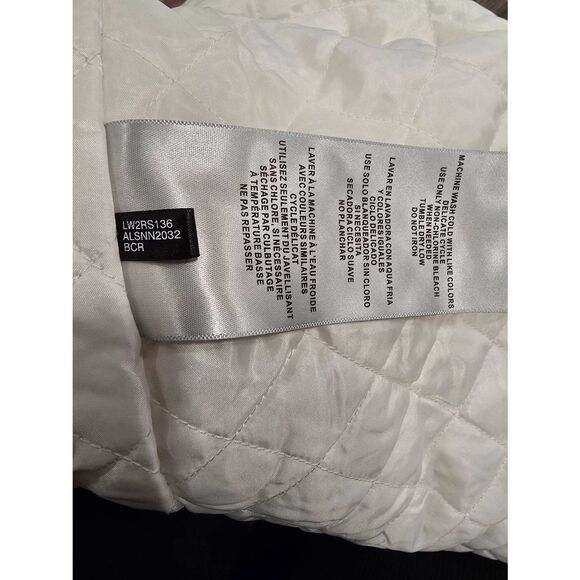 NWOT Levi Strauss Faux Shearling Sherpa Hooded Coat Jacket Women’s M (Read) - Picture 13 of 14